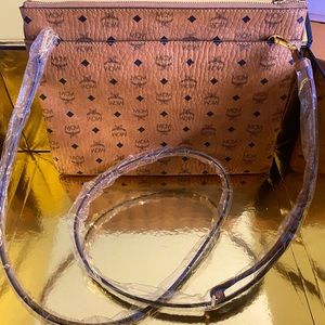 MCM Crossbody Visetos Pouch